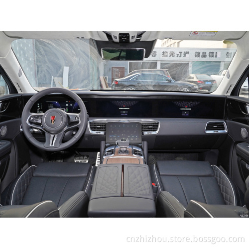 Hongqi E-HS9 2022 Τροποποιήστε 690km Qiyue Έκδοση 7 Seat EV Cars Hot Sale